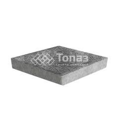 Тротуарная плитка Ромб, антрацит с мраморной крошкой, 6 см