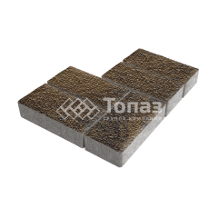 Тротуарная плитка 200х100х80, арабская ночь с мраморной крошкой