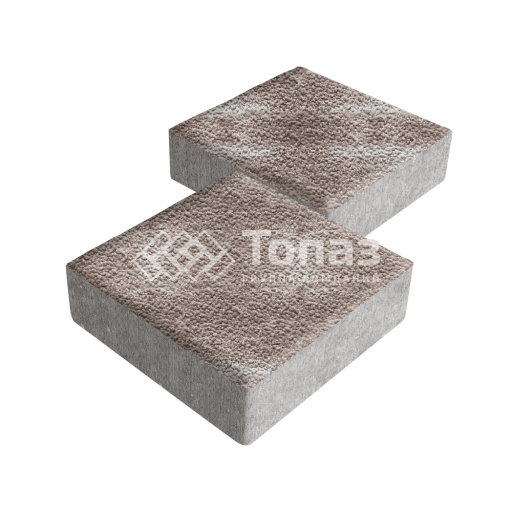 Тротуарная плитка Квадрат 200х200х60, авантюр с гранитной крошкой