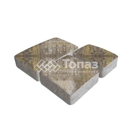 Тротуарная плитка Брук, степь, 4 см