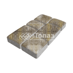 Тротуарная плитка Брук, степь, 4 см