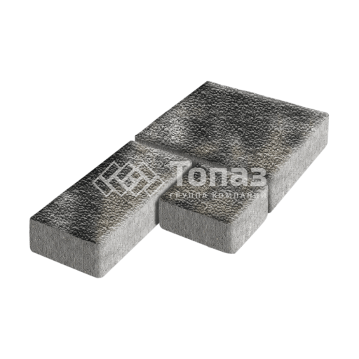 Тротуарная плитка Рубико, стоун с мраморной крошкой, 6 см