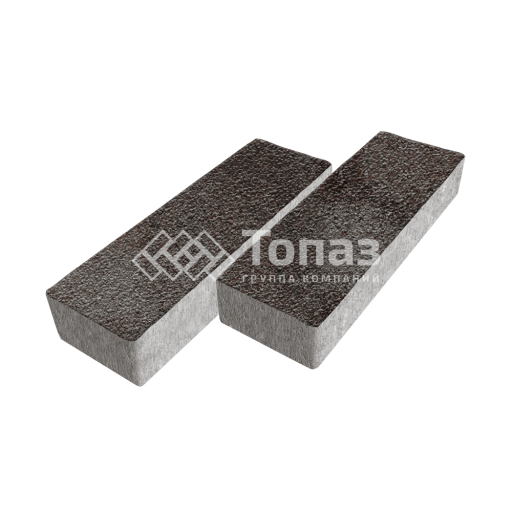 Тротуарная плитка 300х100х60, мокко на камне