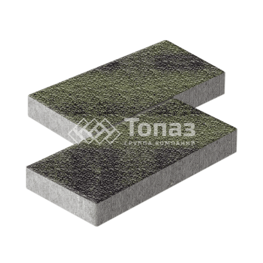 Тротуарная плитка 500х250х60, янтарь с мраморной крошкой