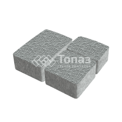 Тротуарная плитка Старый город, серая с мраморной крошкой, 4 см