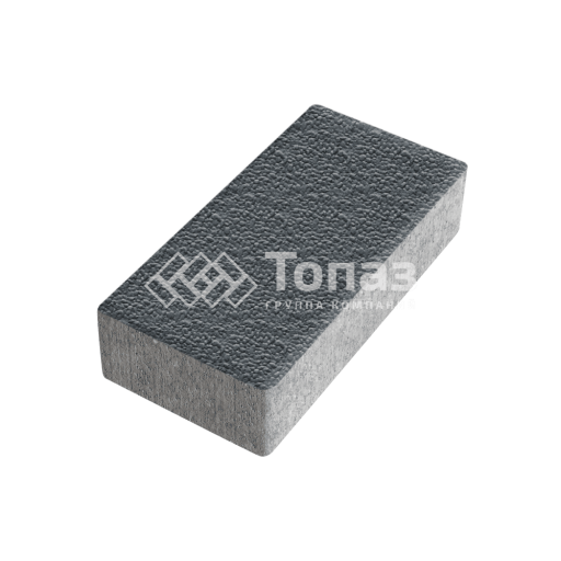 Тротуарная плитка 200х100х100, черная с гранитной крошкой