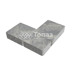 Тротуарная плитка Новый город, аква на камне, 4 см