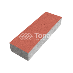 Тротуарная плитка 300х100х60, красная