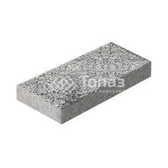 Тротуарная плитка 500х250х60, аляска белая с гранитной крошкой