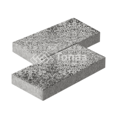 Тротуарная плитка 500х250х60, аляска белая с гранитной крошкой