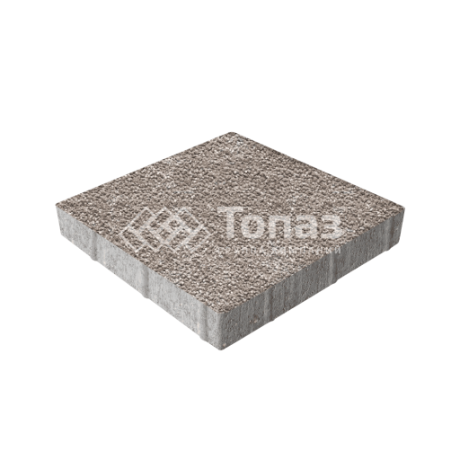 Тротуарная плитка Квадрат 400х400х60, сахара с гранитной крошкой