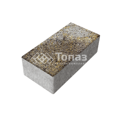 Тротуарная плитка 240х120х70, агат желтый с мраморной крошкой