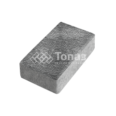 Тротуарная плитка Брусчатка, антрацит с мраморной крошкой, 10 см