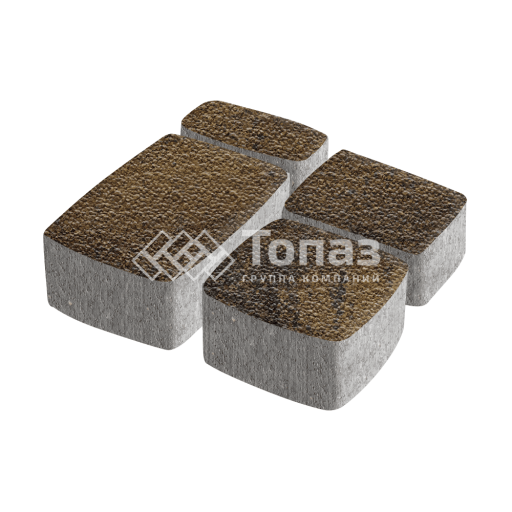 Тротуарная плитка Классико, арабская ночь с гранитной крошкой, 6 см