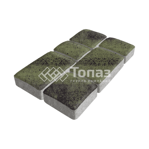 Тротуарная плитка Брук, янтарь, 4 см