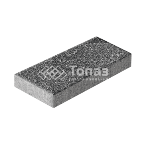 Тротуарная плитка 500х250х60, аляска черная с гранитной крошкой