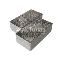 Тротуарная плитка 240х120х70, агат коричневый с мраморной крошкой