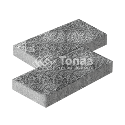 Тротуарная плитка 500х250х60, антрацит с гранитной крошкой