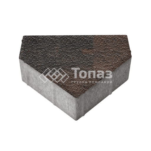 Тротуарная плитка Тиара, конго с гранитной крошкой, 6 см