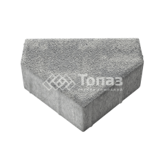 Тротуарная плитка Тиара, аква на камне, 6 см