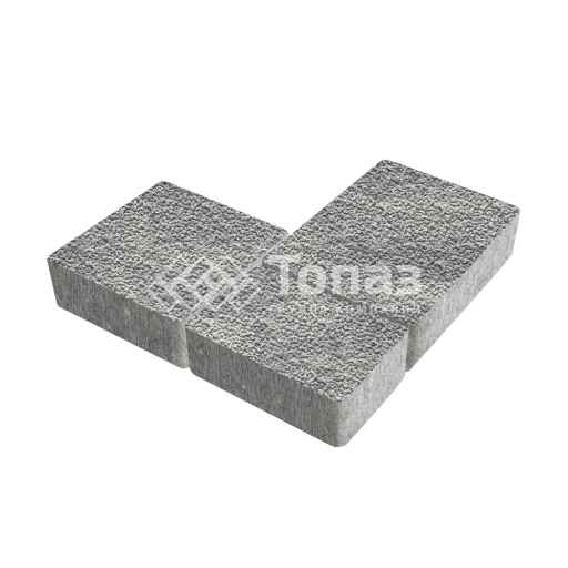 Тротуарная плитка Новый город, аква с мраморной крошкой, 8 см