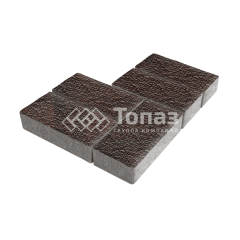 Тротуарная плитка 200х100х80, клинкер с мраморной крошкой