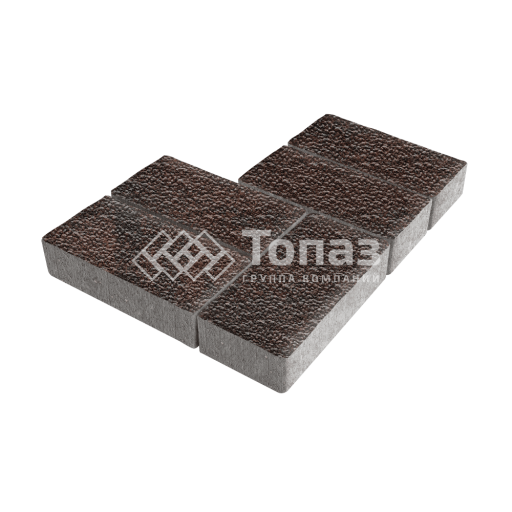 Тротуарная плитка 200х100х80, клинкер с мраморной крошкой