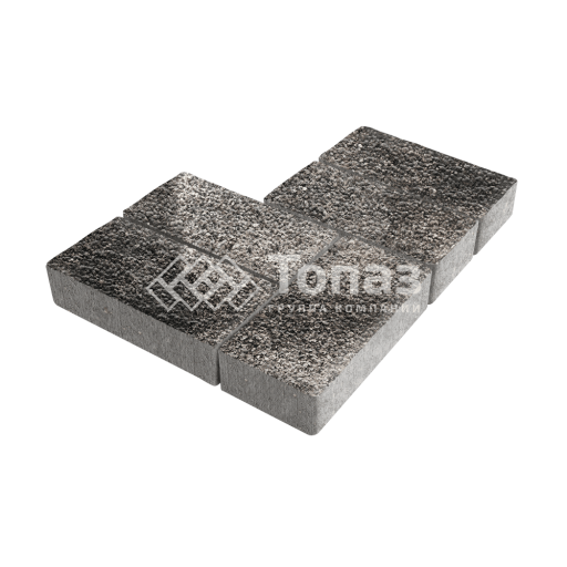 Тротуарная плитка 200х100х100, агат коричневый с гранитной крошкой