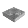 Тротуарная плитка Квадрат 200х200х60, антрацит с гранитной крошкой