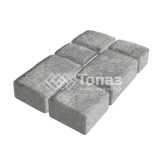 Тротуарная плитка Старый город, аква на камне, 4 см