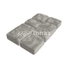 Тротуарная плитка Брук, неаполь с мраморной крошкой, 4 см