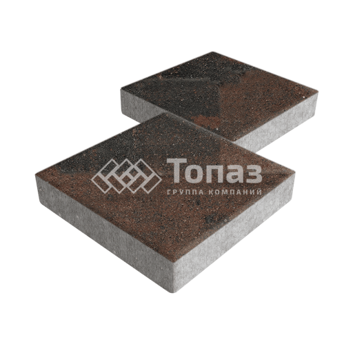 Тротуарная плитка Квадрат 300х300х60, конго