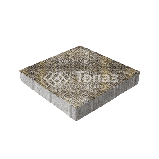 Тротуарная плитка Квадрат 400х400х60, степь с гранитной крошкой