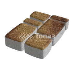 Тротуарная плитка Классико, каир с гранитной крошкой, 6 см