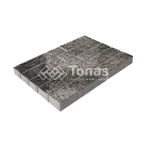 Тротуарная плитка Лукано, агат коричневый с гранитной крошкой, 6 см