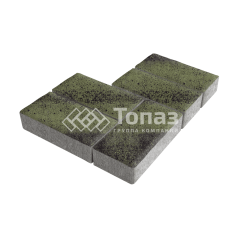 Тротуарная плитка 200х100х80, янтарь