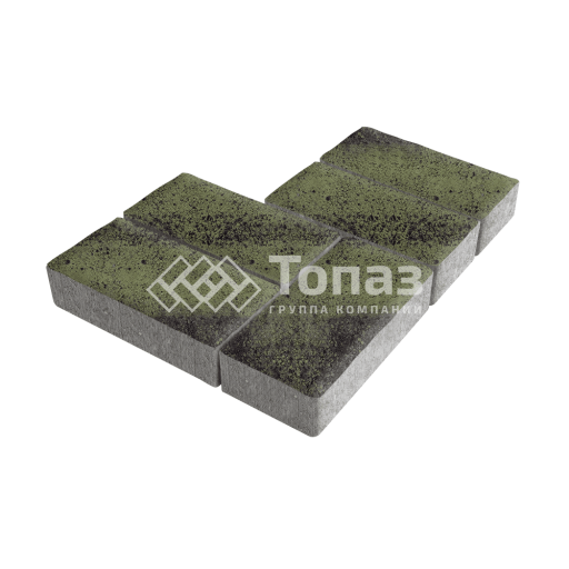 Тротуарная плитка 200х100х80, янтарь