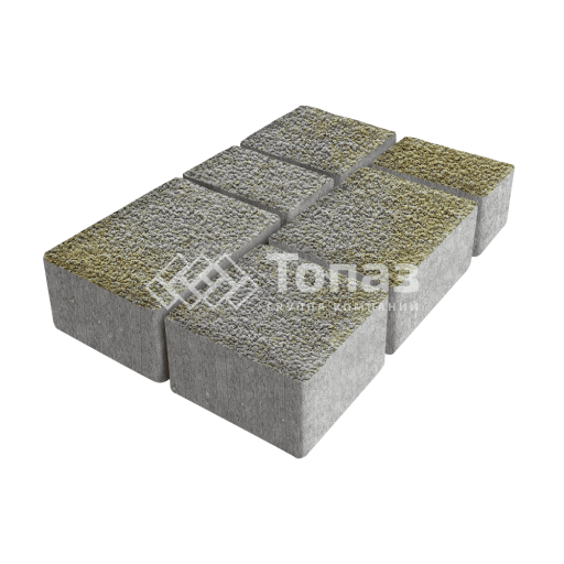 Тротуарная плитка Лэндхаус, меланж с гранитной крошкой, 8 см