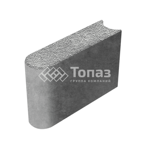 Камень бортовой БРШ 50.20.8, аква с мраморной крошкой