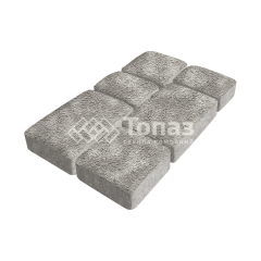 Тротуарная плитка Брук, неаполь на камне, 6 см