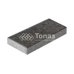 Тротуарная плитка 500х250х60, джафар черный с гранитной крошкой