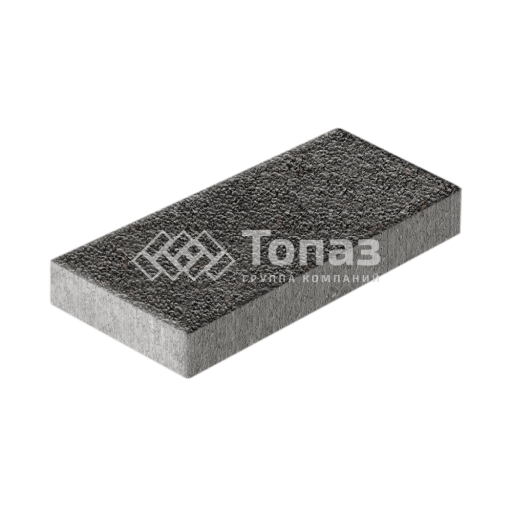 Тротуарная плитка 500х250х60, джафар черный с гранитной крошкой