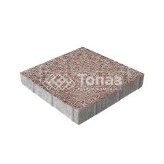 Тротуарная плитка Квадрат 400х400х60, хаски с гранитной крошкой