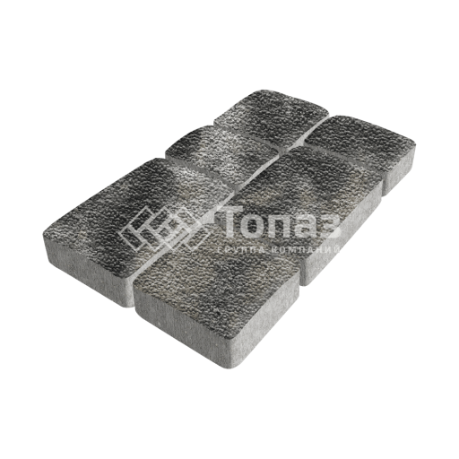 Тротуарная плитка Брук, стоун с мраморной крошкой, 6 см