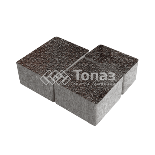 Тротуарная плитка Лэндхаус, мокко с гранитной крошкой, 8 см