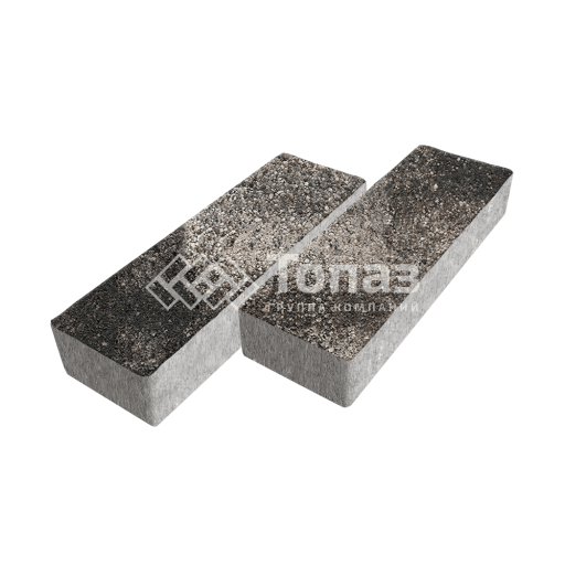 Тротуарная плитка 300х100х60, агат коричневый