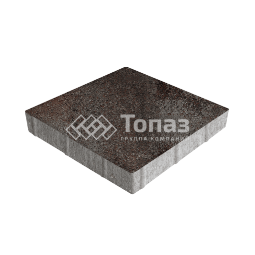 Тротуарная плитка Квадрат 300х300х60, мокко