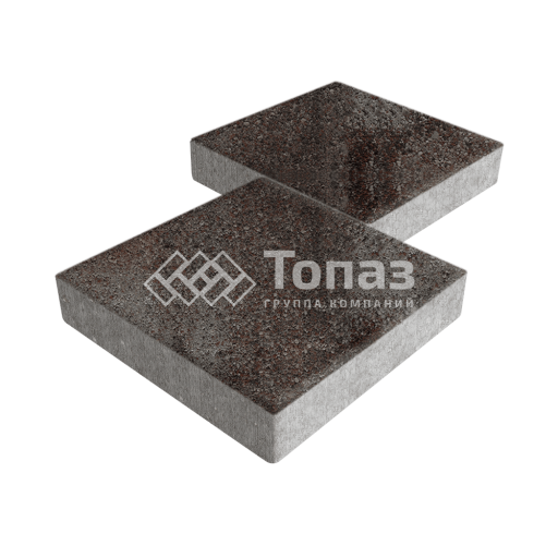 Тротуарная плитка Квадрат 300х300х60, мокко