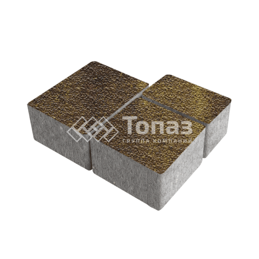 Тротуарная плитка Лэндхаус, осень с гранитной крошкой, 8 см