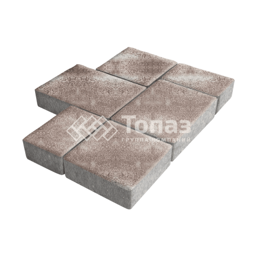 Тротуарная плитка Новый город, авантюр, 8 см